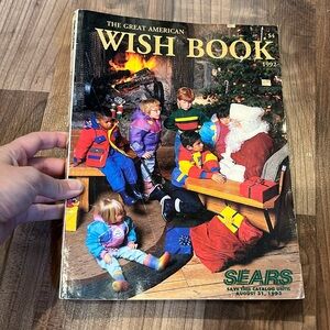 SEARS 1992 The Great American Christmas Wish Book VINTAGE